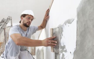 Spachtelputz glad maken