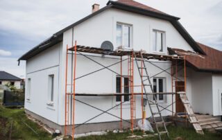 Buitenmuur stucen